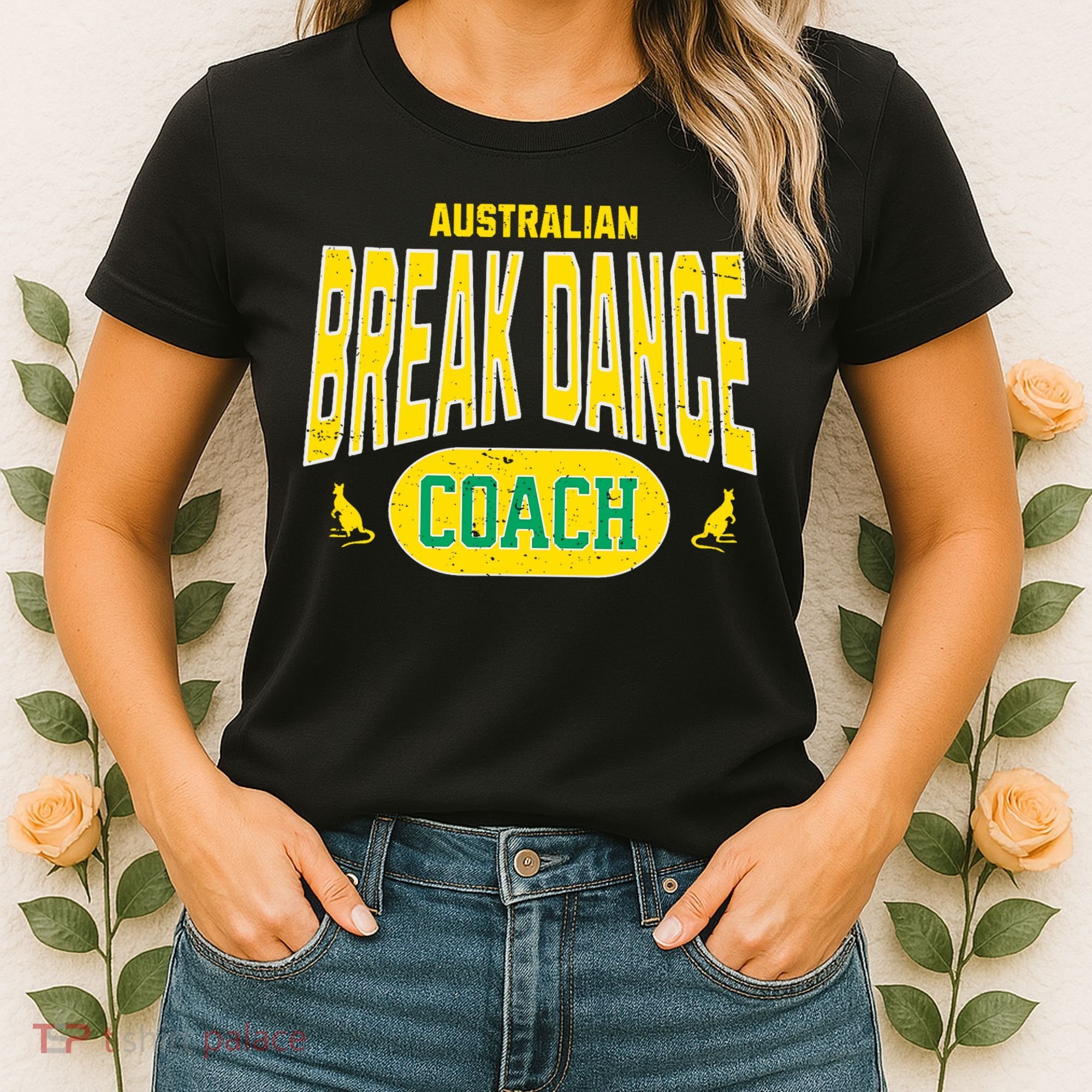 Australian Breakdance Coach Costume Outfit Halloween Party Women's T-Shirt