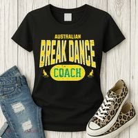 Australian Breakdance Coach Costume Outfit Halloween Party Women's T-Shirt thumb 3