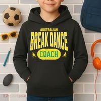 Australian Breakdance Coach Costume Outfit Halloween Party Kids Hoodie thumb 2