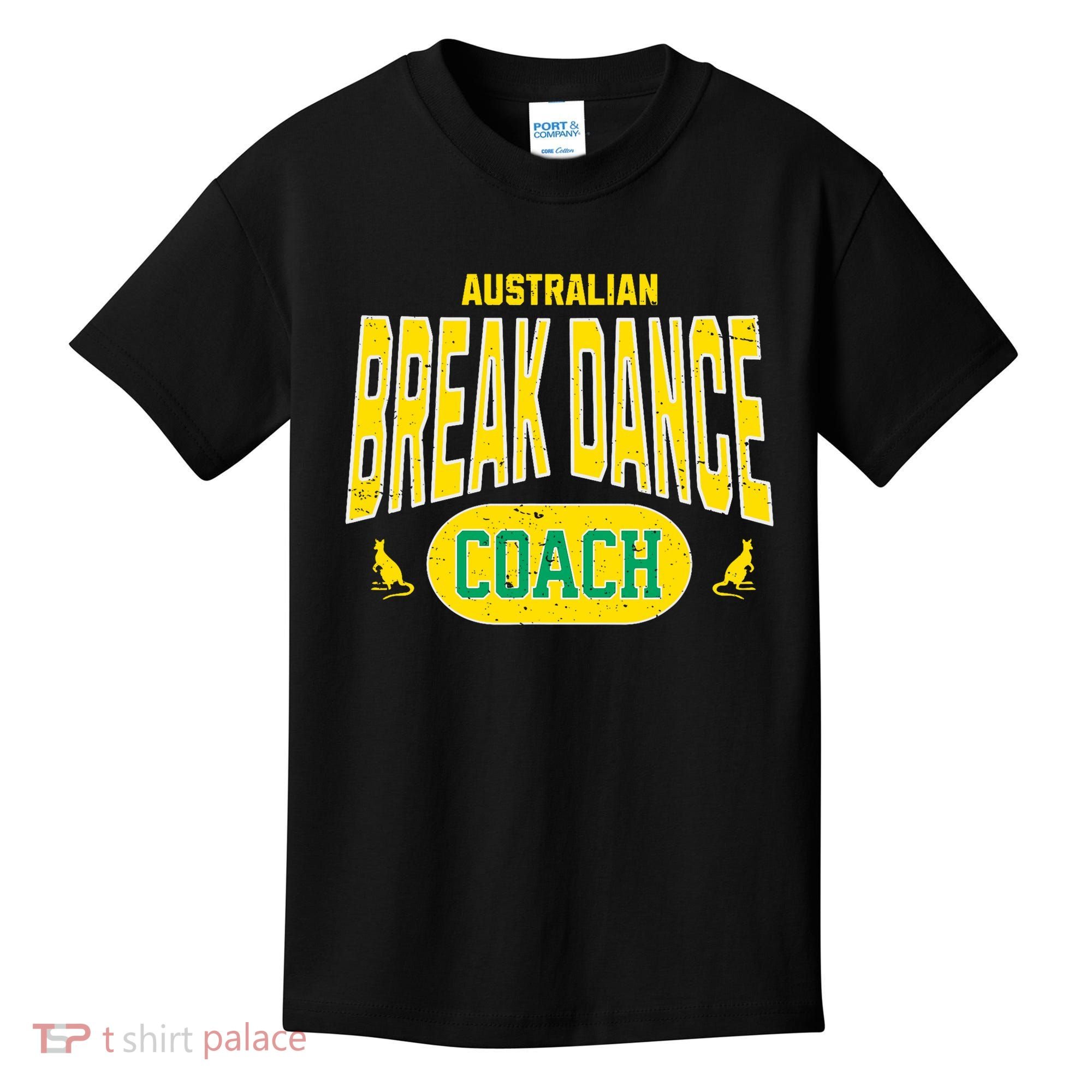 Australian Breakdance Coach Costume Outfit Halloween Party Kids T-Shirt