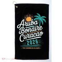 Aruba Bonaire Curacao 2026 The Caribbean Islands Golf Towel thumb 0
