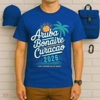 Aruba Bonaire Curacao 2026 The Caribbean Islands T-Shirt thumb 6