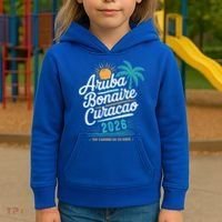 Aruba Bonaire Curacao 2026 The Caribbean Islands Kids Hoodie thumb 3