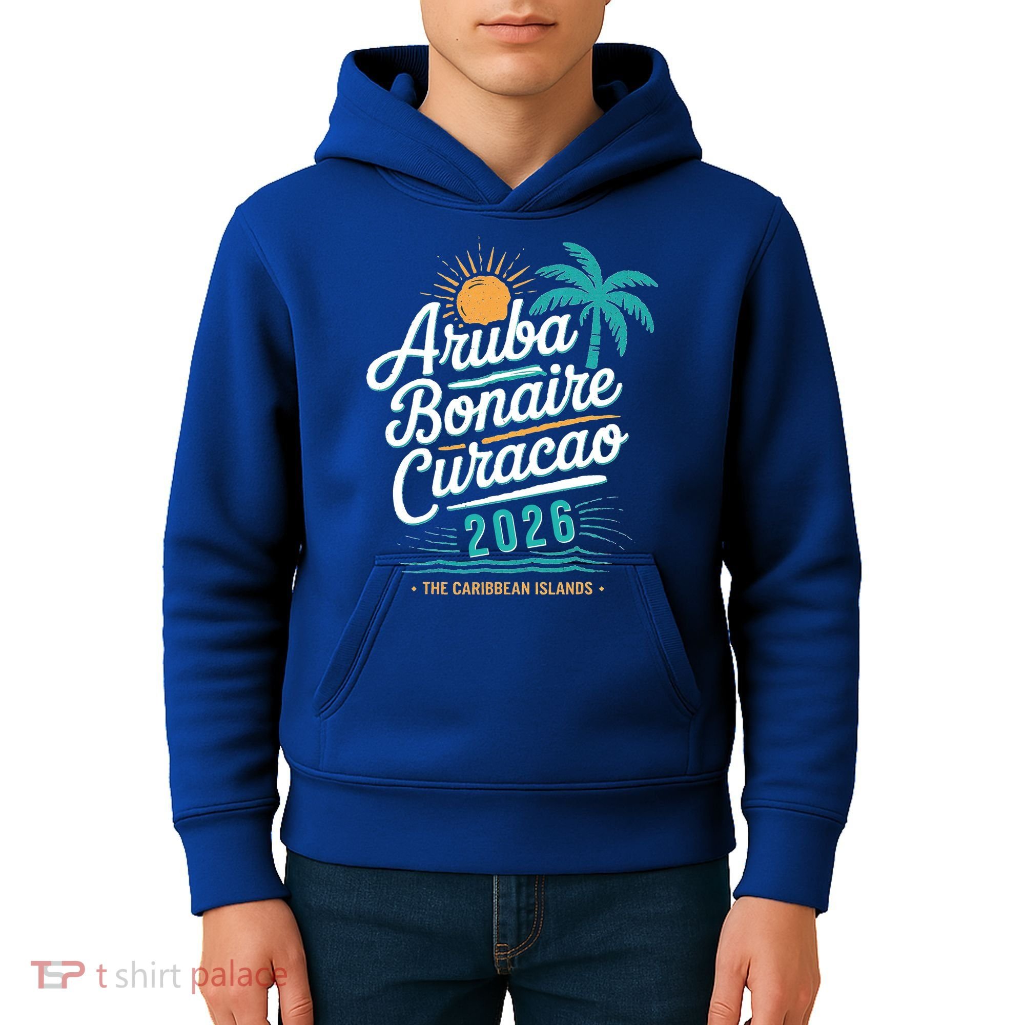 Aruba Bonaire Curacao 2026 The Caribbean Islands Kids Hoodie