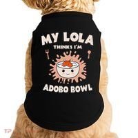 Adobo Bowl Chicken Lola Cuisine Philippine Flag Grandma Doggie Tank thumb 0
