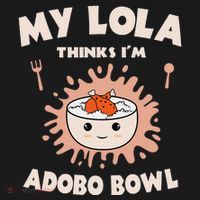 Adobo Bowl Chicken Lola Cuisine Philippine Flag Grandma Women's Hoodie thumb 2