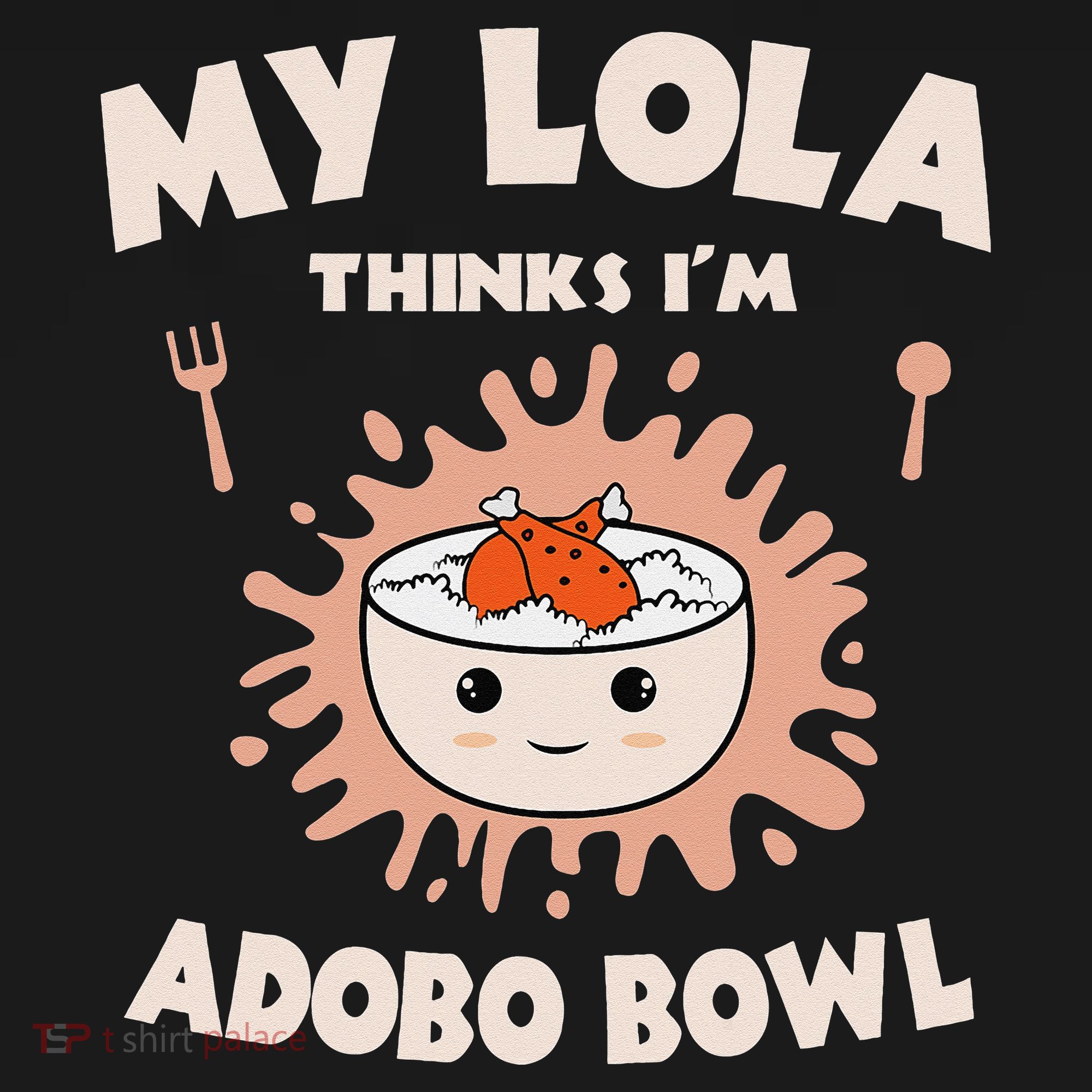 Adobo Bowl Chicken Lola Cuisine Philippine Flag Grandma Women's Hoodie