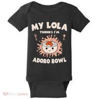 Adobo Bowl Chicken Lola Cuisine Philippine Flag Grandma Baby Bodysuit thumb 0