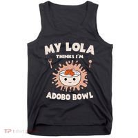 Adobo Bowl Chicken Lola Cuisine Philippine Flag Grandma Tank Top thumb 0