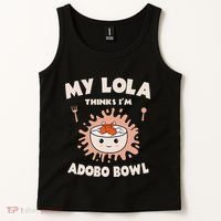 Adobo Bowl Chicken Lola Cuisine Philippine Flag Grandma Tank Top thumb 2