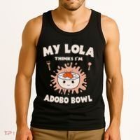 Adobo Bowl Chicken Lola Cuisine Philippine Flag Grandma Tank Top thumb 3