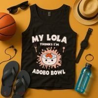 Adobo Bowl Chicken Lola Cuisine Philippine Flag Grandma Tank Top thumb 4