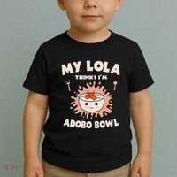 Adobo Bowl Chicken Lola Cuisine Philippine Flag Grandma Toddler T-Shirt thumb 2