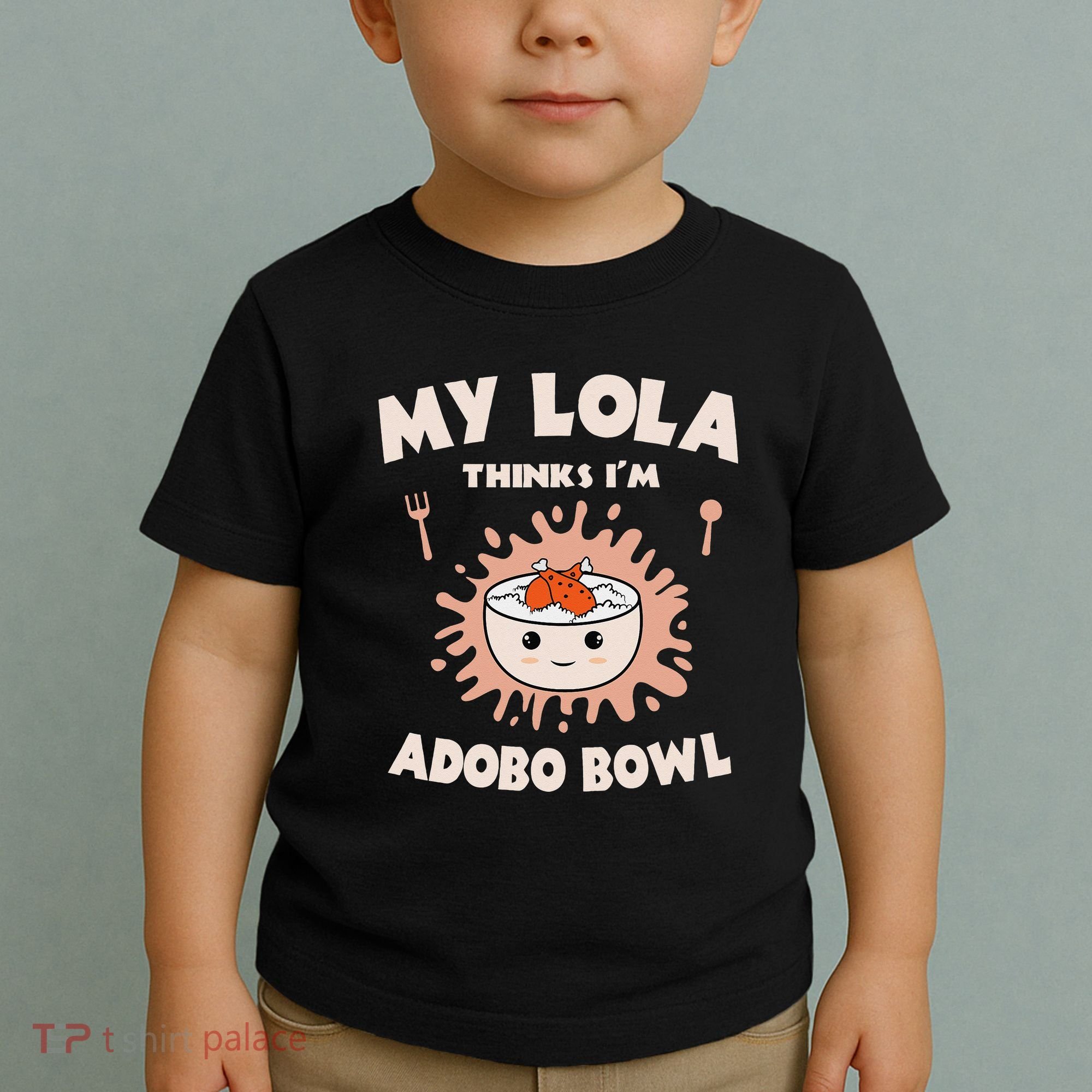 Adobo Bowl Chicken Lola Cuisine Philippine Flag Grandma Toddler T-Shirt