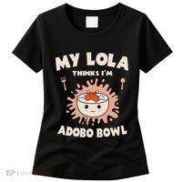 Adobo Bowl Chicken Lola Cuisine Philippine Flag Grandma Women's T-Shirt thumb 0