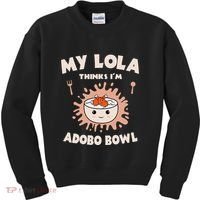 Adobo Bowl Chicken Lola Cuisine Philippine Flag Grandma Kids Sweatshirt thumb 0