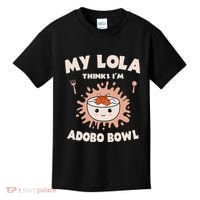 Adobo Bowl Chicken Lola Cuisine Philippine Flag Grandma Kids T-Shirt thumb 0