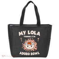 Adobo Bowl Chicken Lola Cuisine Philippine Flag Grandma Tote Bag thumb 0