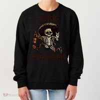 Adios Bitchachos Cinco De Mayo Skeleton Drinking Women's Sweatshirt thumb 0