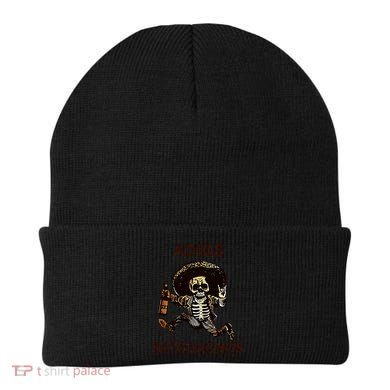 Adios Bitchachos Cinco De Mayo Skeleton Drinking Beanie