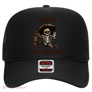 Adios Bitchachos Cinco De Mayo Skeleton Drinking Hat