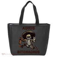 Adios Bitchachos Cinco De Mayo Skeleton Drinking Tote Bag thumb 0