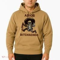 Adios Bitchachos Cinco De Mayo Skeleton Drinking Hoodie thumb 2