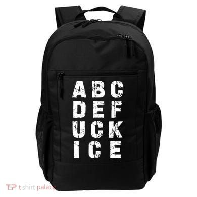 A B C D E FUCK ICE Backpack