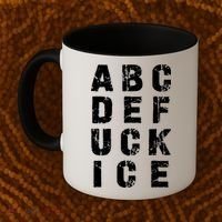 A B C D E FUCK ICE Coffee Mug thumb 2