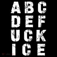 A B C D E FUCK ICE Ornament thumb 1