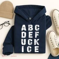 A B C D E FUCK ICE Hoodie thumb 4