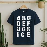 A B C D E FUCK ICE T-Shirt thumb 2