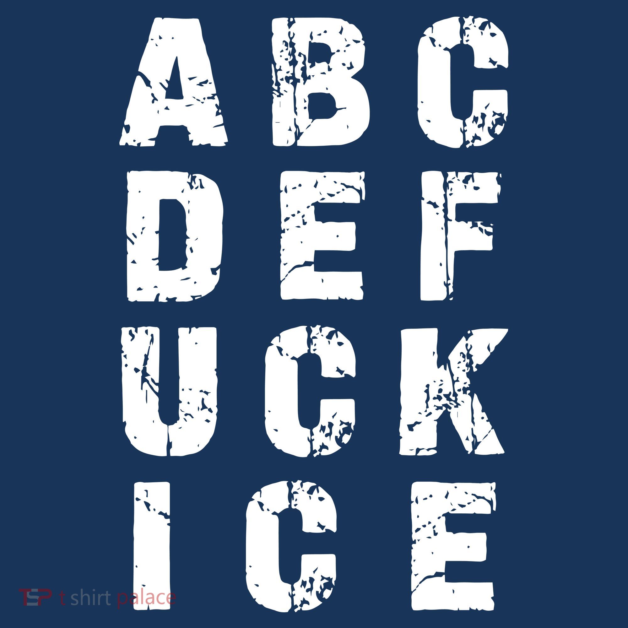 A B C D E FUCK ICE Coaster