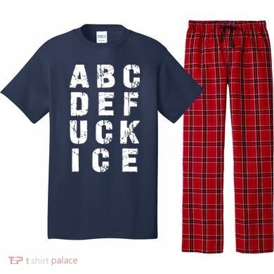 A B C D E FUCK ICE Pajama Set