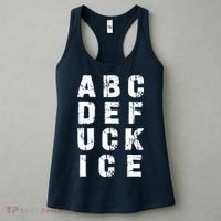 A B C D E FUCK ICE Women's Tank Top thumb 3
