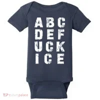 A B C D E FUCK ICE Baby Bodysuit thumb 0