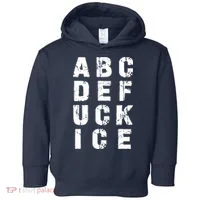 A B C D E FUCK ICE Toddler Hoodie thumb 0