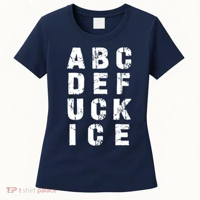 A B C D E FUCK ICE Women's T-Shirt