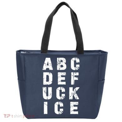 A B C D E FUCK ICE Tote Bag