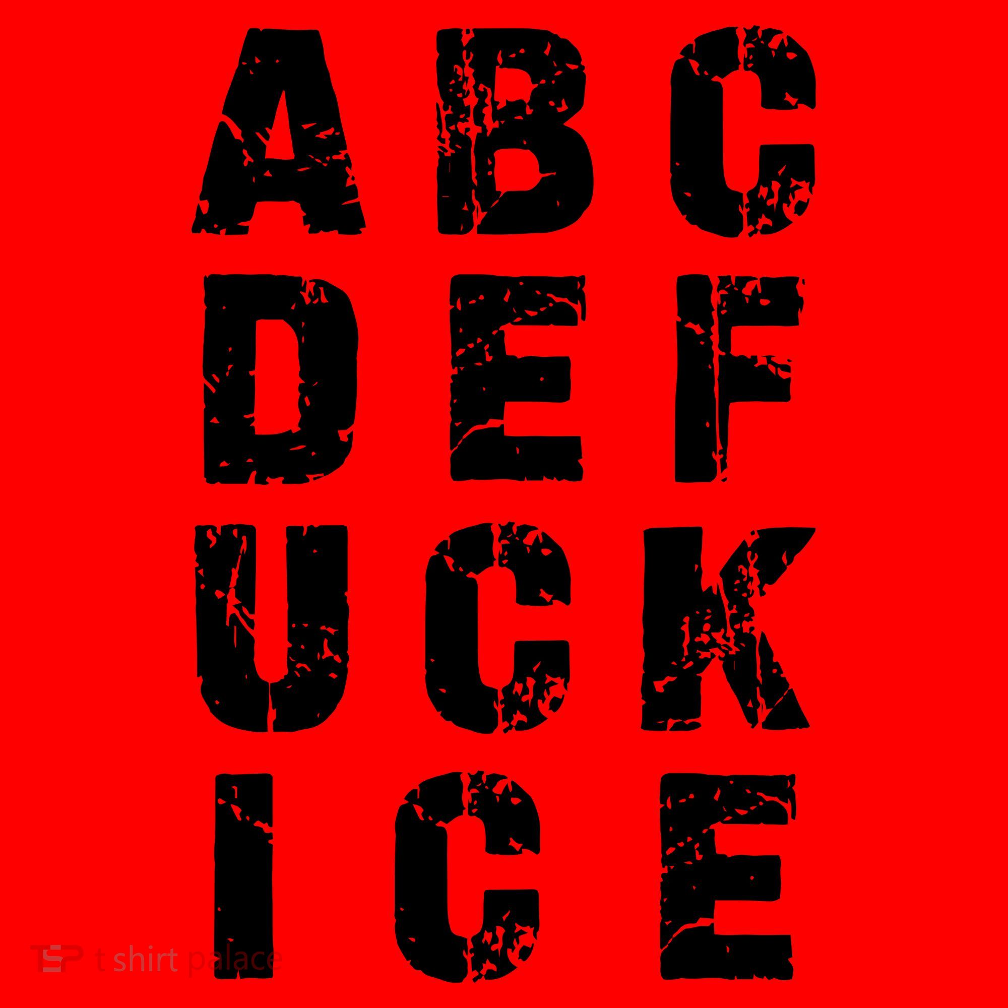 A B C D E FUCK ICE Santa Hat