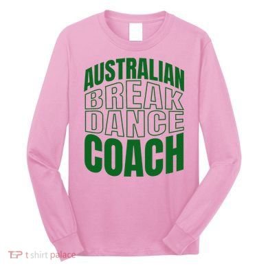 Australian Breakdance Coach Costume Long Sleeve Shirt