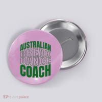 Australian Breakdance Coach Costume Button thumb 0