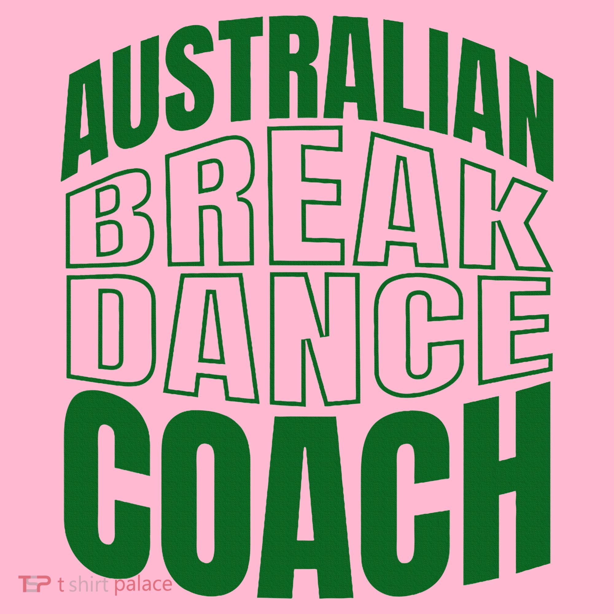 Australian Breakdance Coach Costume Button