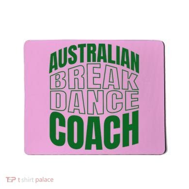Australian Breakdance Coach Costume Mousepad