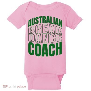 Australian Breakdance Coach Costume Baby Bodysuit