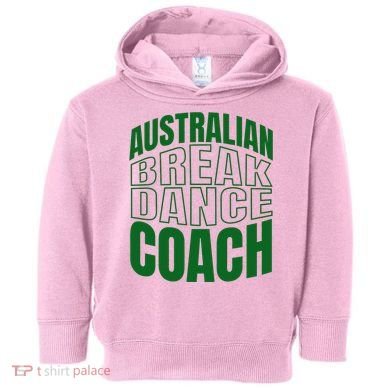 Australian Breakdance Coach Costume Toddler Hoodie