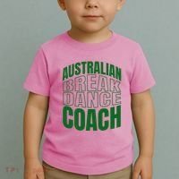 Australian Breakdance Coach Costume Toddler T-Shirt thumb 2