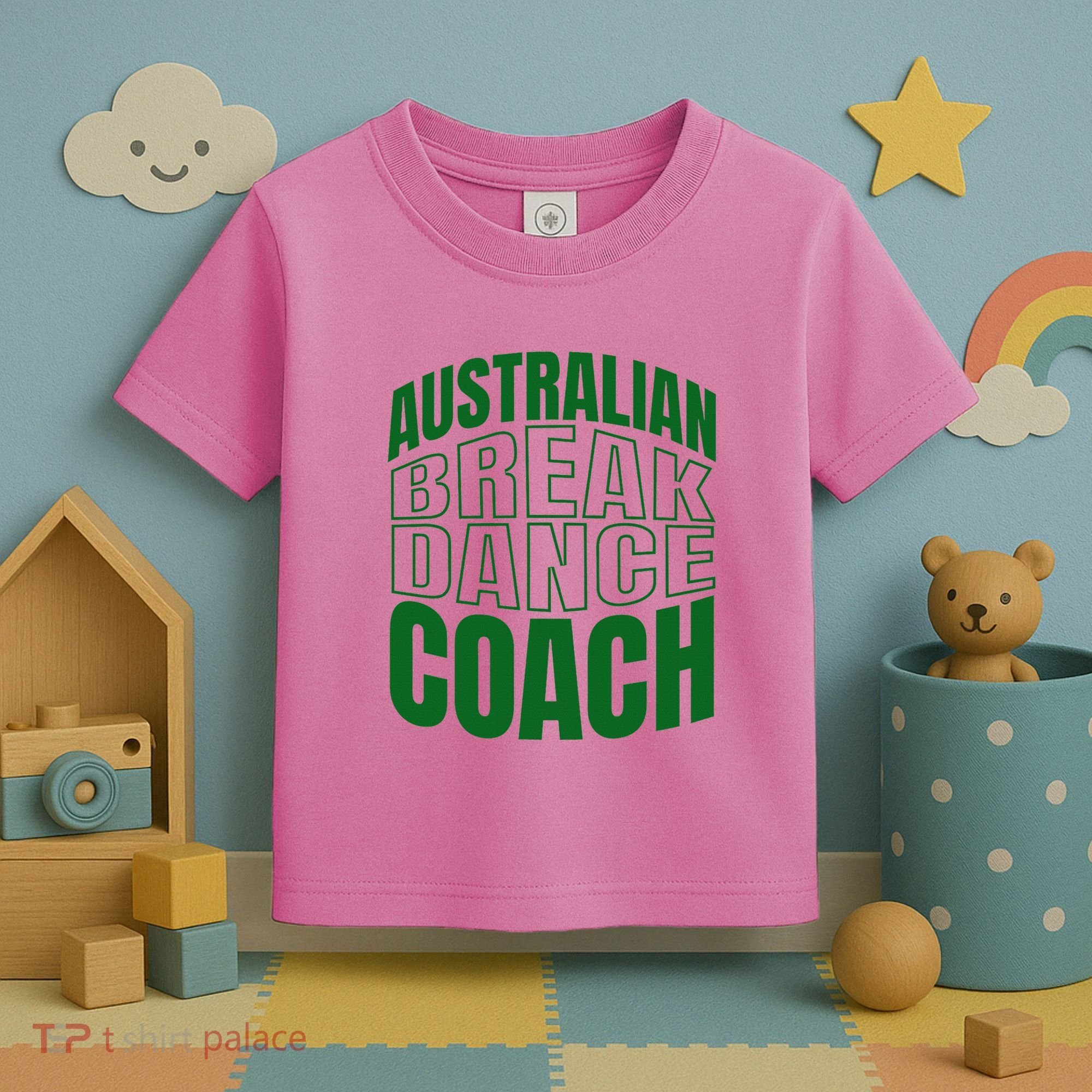 Australian Breakdance Coach Costume Toddler T-Shirt
