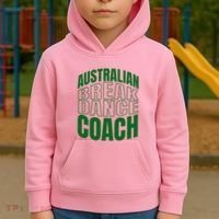 Australian Breakdance Coach Costume Kids Hoodie thumb 2