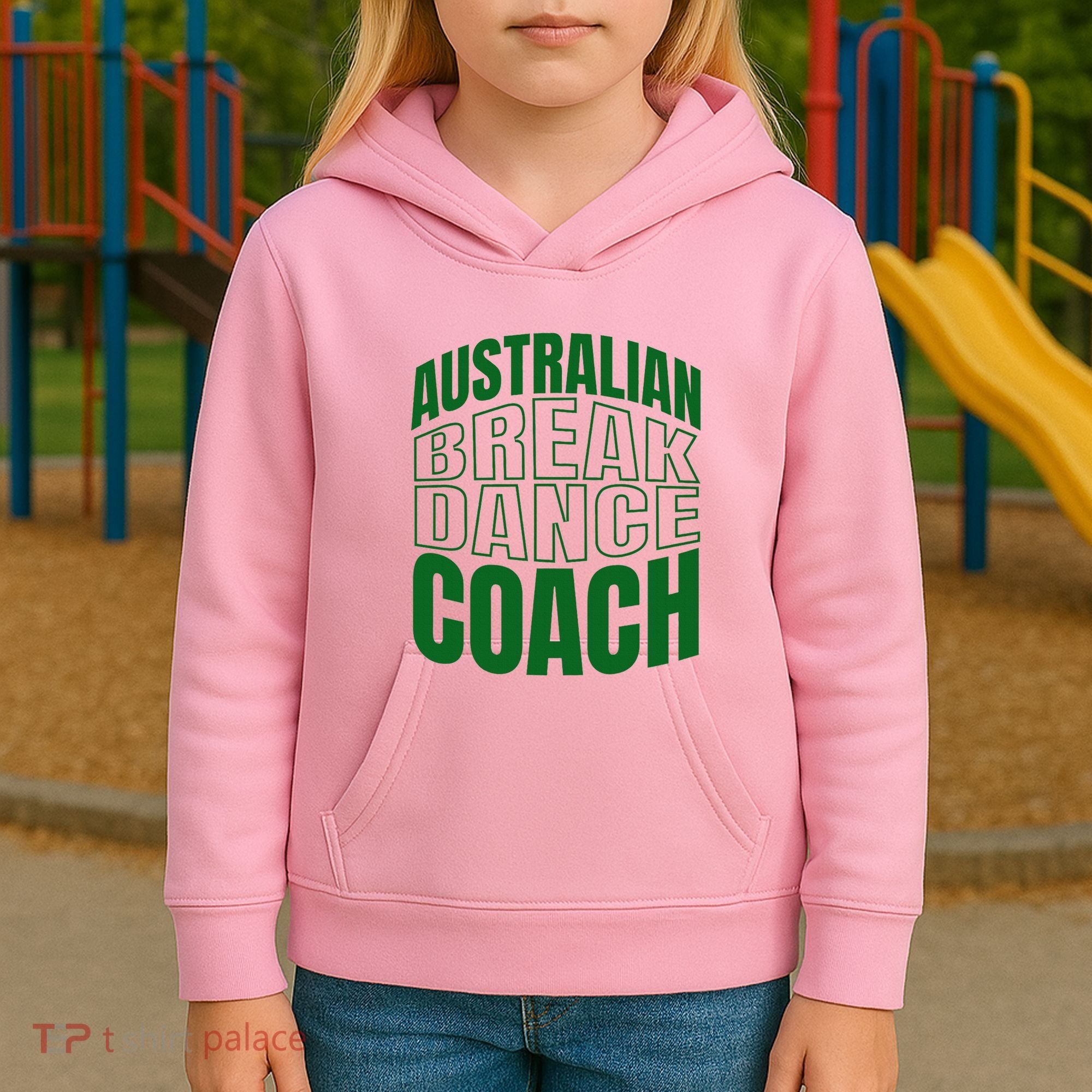 Australian Breakdance Coach Costume Kids Hoodie